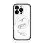 スリムプロテクションプレミアムケース with MagSafe［ Dinosaurs No.1 - White ］