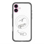 スリムプロテクションプレミアムケース with MagSafe［ Dinosaurs No.1 - White ］