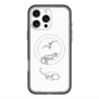 スリムプロテクションプレミアムケース with MagSafe［ Dinosaurs No.1 - White ］