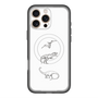 スリムプロテクションプレミアムケース with MagSafe［ Dinosaurs No.1 - White ］