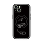 スリムプロテクションプレミアムケース with MagSafe［ Dinosaurs No.1 - Black ］