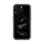 スリムプロテクションプレミアムケース with MagSafe［ Dinosaurs No.1 - Black ］