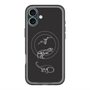 スリムプロテクションプレミアムケース with MagSafe［ Dinosaurs No.1 - Black ］