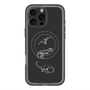 スリムプロテクションプレミアムケース with MagSafe［ Dinosaurs No.1 - Black ］