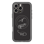 スリムプロテクションプレミアムケース with MagSafe［ Dinosaurs No.1 - Black ］