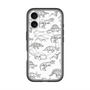 スリムプロテクションプレミアムケース with MagSafe［ Dinosaurs No.2 - White ］