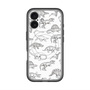 スリムプロテクションプレミアムケース with MagSafe［ Dinosaurs No.2 - White ］