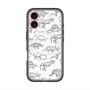 スリムプロテクションプレミアムケース with MagSafe［ Dinosaurs No.2 - White ］