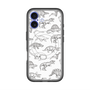スリムプロテクションプレミアムケース with MagSafe［ Dinosaurs No.2 - White ］