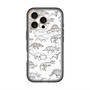 スリムプロテクションプレミアムケース with MagSafe［ Dinosaurs No.2 - White ］