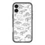 スリムプロテクションプレミアムケース with MagSafe［ Dinosaurs No.2 - White ］
