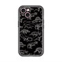 スリムプロテクションプレミアムケース with MagSafe［ Dinosaurs No.2 - Black ］