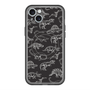 スリムプロテクションプレミアムケース with MagSafe［ Dinosaurs No.2 - Black ］