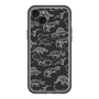 スリムプロテクションプレミアムケース with MagSafe［ Dinosaurs No.2 - Black ］