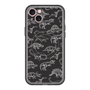 スリムプロテクションプレミアムケース with MagSafe［ Dinosaurs No.2 - Black ］