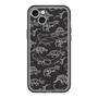 スリムプロテクションプレミアムケース with MagSafe［ Dinosaurs No.2 - Black ］