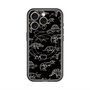 スリムプロテクションプレミアムケース with MagSafe［ Dinosaurs No.2 - Black ］