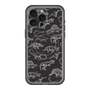 スリムプロテクションプレミアムケース with MagSafe［ Dinosaurs No.2 - Black ］