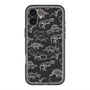 スリムプロテクションプレミアムケース with MagSafe［ Dinosaurs No.2 - Black ］