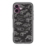 スリムプロテクションプレミアムケース with MagSafe［ Dinosaurs No.2 - Black ］