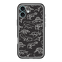 スリムプロテクションプレミアムケース with MagSafe［ Dinosaurs No.2 - Black ］