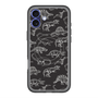 スリムプロテクションプレミアムケース with MagSafe［ Dinosaurs No.2 - Black ］