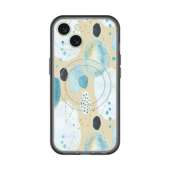 スリムプロテクションプレミアムケース with MagSafe［ 北欧水彩 - 01 ］