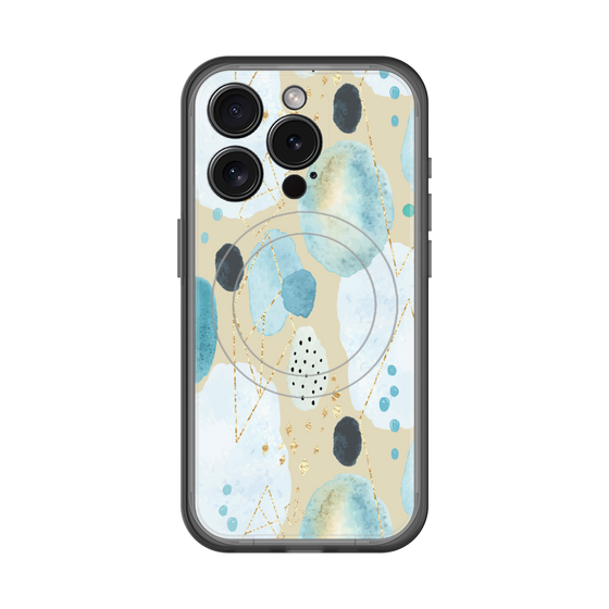スリムプロテクションプレミアムケース with MagSafe［ 北欧水彩 - 01 ］