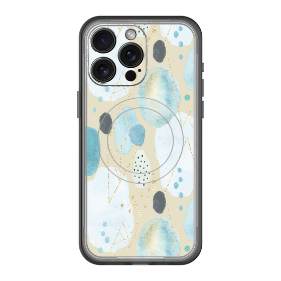 スリムプロテクションプレミアムケース with MagSafe［ 北欧水彩 - 01 ］