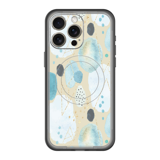 スリムプロテクションプレミアムケース with MagSafe［ 北欧水彩 - 01 ］