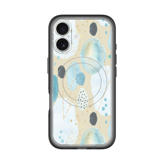 スリムプロテクションプレミアムケース with MagSafe［ 北欧水彩 - 01 ］