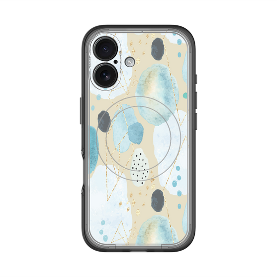 スリムプロテクションプレミアムケース with MagSafe［ 北欧水彩 - 01 ］