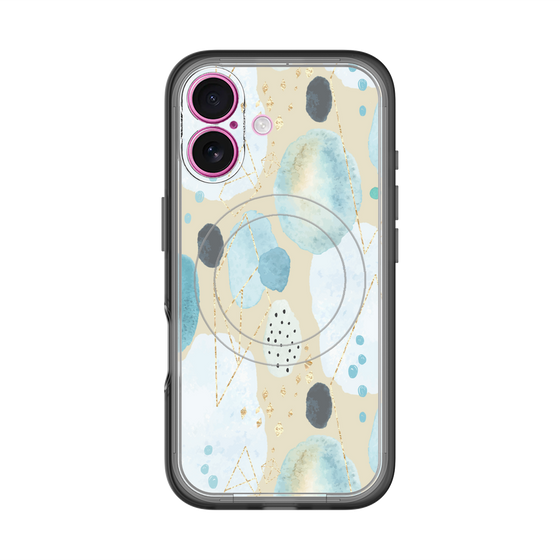 スリムプロテクションプレミアムケース with MagSafe［ 北欧水彩 - 01 ］