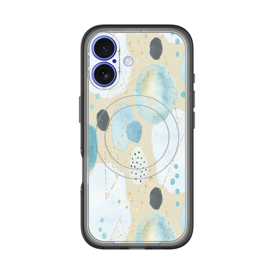 スリムプロテクションプレミアムケース with MagSafe［ 北欧水彩 - 01 ］