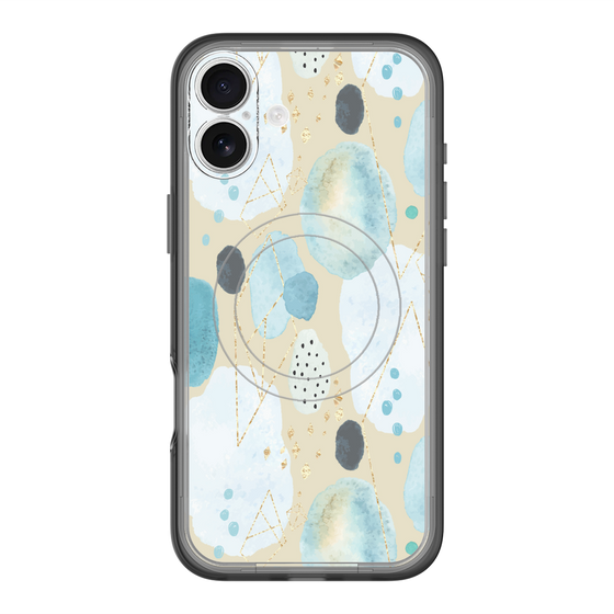 スリムプロテクションプレミアムケース with MagSafe［ 北欧水彩 - 01 ］