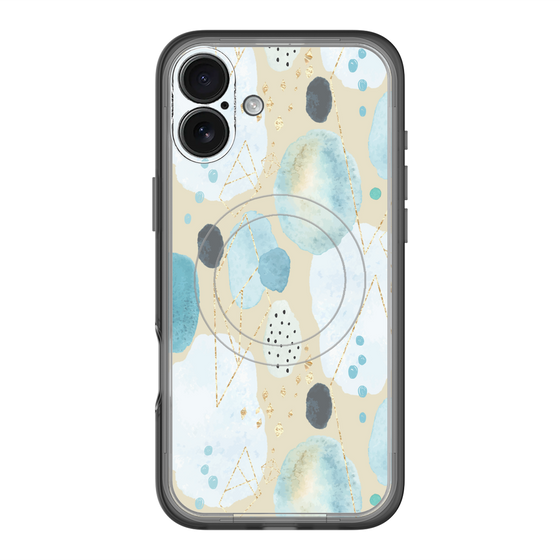 スリムプロテクションプレミアムケース with MagSafe［ 北欧水彩 - 01 ］
