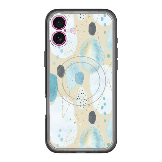 スリムプロテクションプレミアムケース with MagSafe［ 北欧水彩 - 01 ］