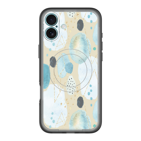 スリムプロテクションプレミアムケース with MagSafe［ 北欧水彩 - 01 ］