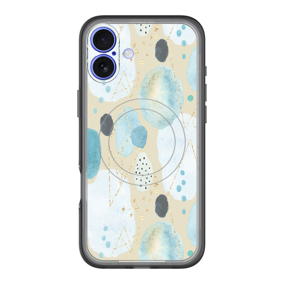 スリムプロテクションプレミアムケース with MagSafe［ 北欧水彩 - 01 ］