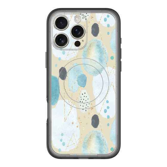スリムプロテクションプレミアムケース with MagSafe［ 北欧水彩 - 01 ］