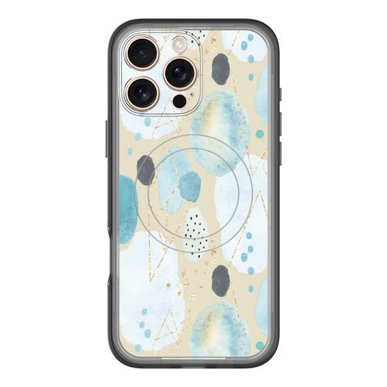 スリムプロテクションプレミアムケース with MagSafe［ 北欧水彩 - 01 ］