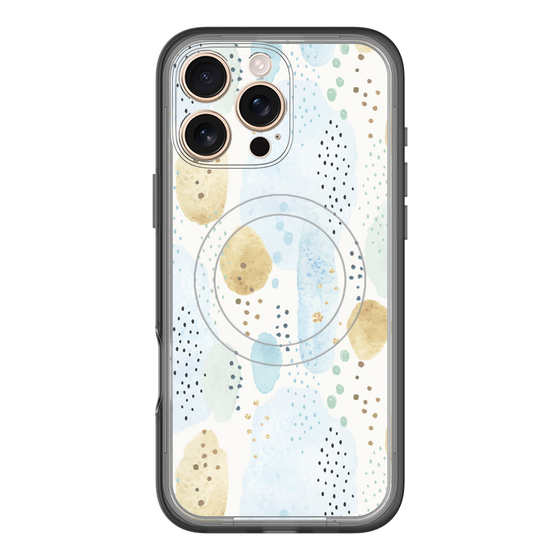 スリムプロテクションプレミアムケース with MagSafe［ 北欧水彩 - 02 ］