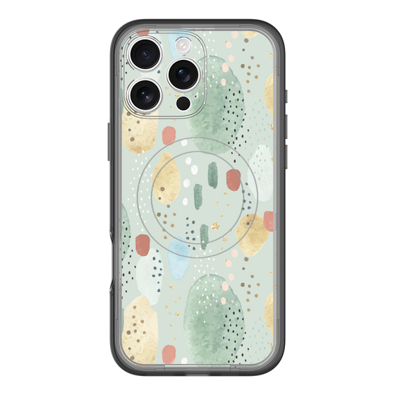 スリムプロテクションプレミアムケース with MagSafe［ 北欧水彩 - 03 ］