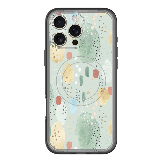 スリムプロテクションプレミアムケース with MagSafe［ 北欧水彩 - 03 ］