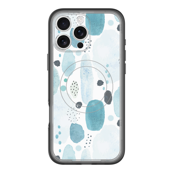 スリムプロテクションプレミアムケース with MagSafe［ 北欧水彩 - 04 ］