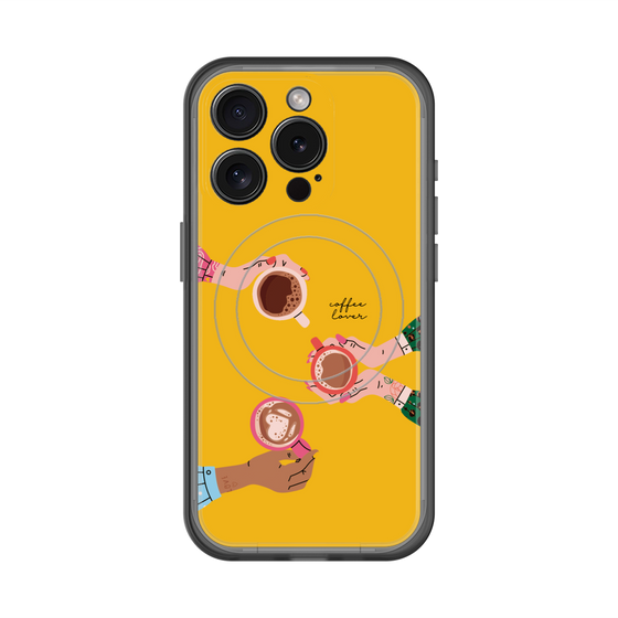 スリムプロテクションプレミアムケース with MagSafe［ Teatime - Yellow ］