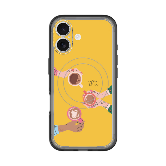 スリムプロテクションプレミアムケース with MagSafe［ Teatime - Yellow ］