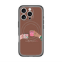 スリムプロテクションプレミアムケース with MagSafe［ Teatime - Brown ］