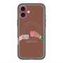 スリムプロテクションプレミアムケース with MagSafe［ Teatime - Brown ］
