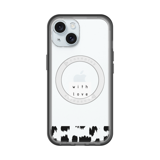 スリムプロテクションプレミアムケース with MagSafe［ artistic texture - 01 ］